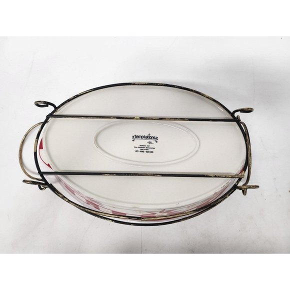 Temptations Kitchen Temptations Old World Oval Baking Dish 3qt Oven